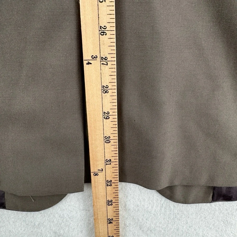 Vintage Brooks Brothers Blazer Mens‎ 43 Long Two Button Wool Brown Jacket USA